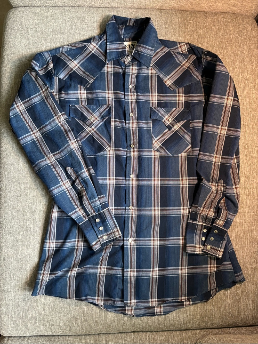 Ely Cattleman Long Sleeve Plaid Shirt